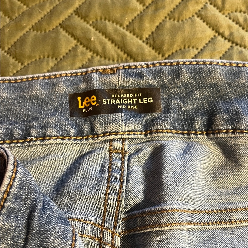 Lee Women's Straight Leg Jeans - Light Blue